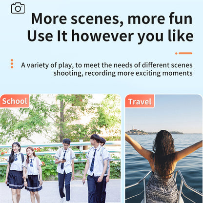 Kids Digital Camera 1080P HD 160 Wide Angle Micro USB 100 Min Recording Compact  Lightweight For Tr 5
