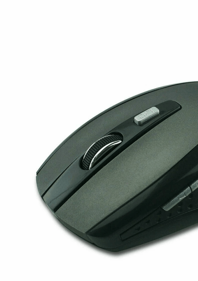 10x Wireless Optical USB Mouse Pack  24GHz Black Mice For Laptop  PC Adjustable DPI Plug  Play 4