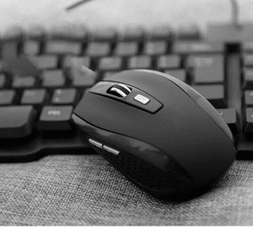 10x Wireless Optical USB Mouse Pack – 2.4GHz Black Mice for Laptop & PC, Adjustable DPI, Plug & Play