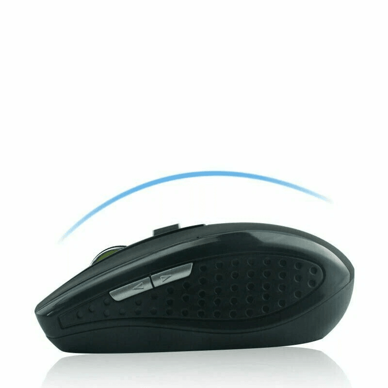 10x Wireless Optical USB Mouse Pack  24GHz Black Mice For Laptop  PC Adjustable DPI Plug  Play 6