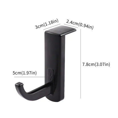 Headphone Headset Hanger StickOn Wall Hook  Monitor Earphone Stand Secure DamageFree Storage 5