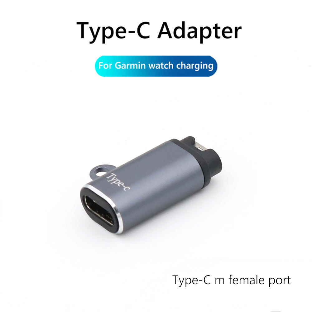 Garmin Watch Charger Adapter Portable USB Charging Converter With Type CMicro USB For Fenix 765 Ins 10