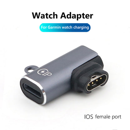 Garmin Watch Charger Adapter Portable USB Charging Converter With Type CMicro USB For Fenix 765 Ins 8