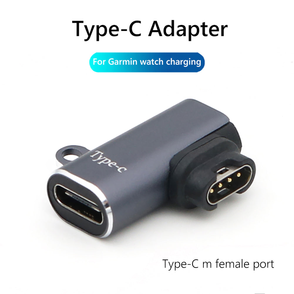 Garmin Watch Charger Adapter Portable USB Charging Converter With Type CMicro USB For Fenix 765 Ins 6