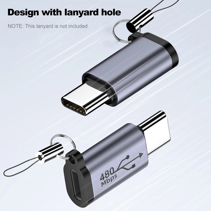 Micro To Mini USB Female Converters USB C Adapter For IPhone 1413 Xiaomi Samsung  Lightning Male Ch 2