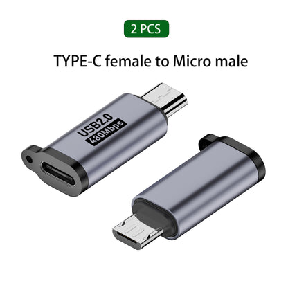 Micro To Mini USB Female Converters USB C Adapter For IPhone 1413 Xiaomi Samsung  Lightning Male Ch 10
