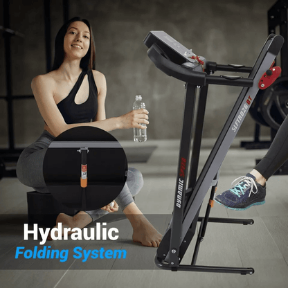 SereneLife Folding Treadmill Motorized Running Machine With Bluetooth 3 LCD Display Adjustable Incl 2