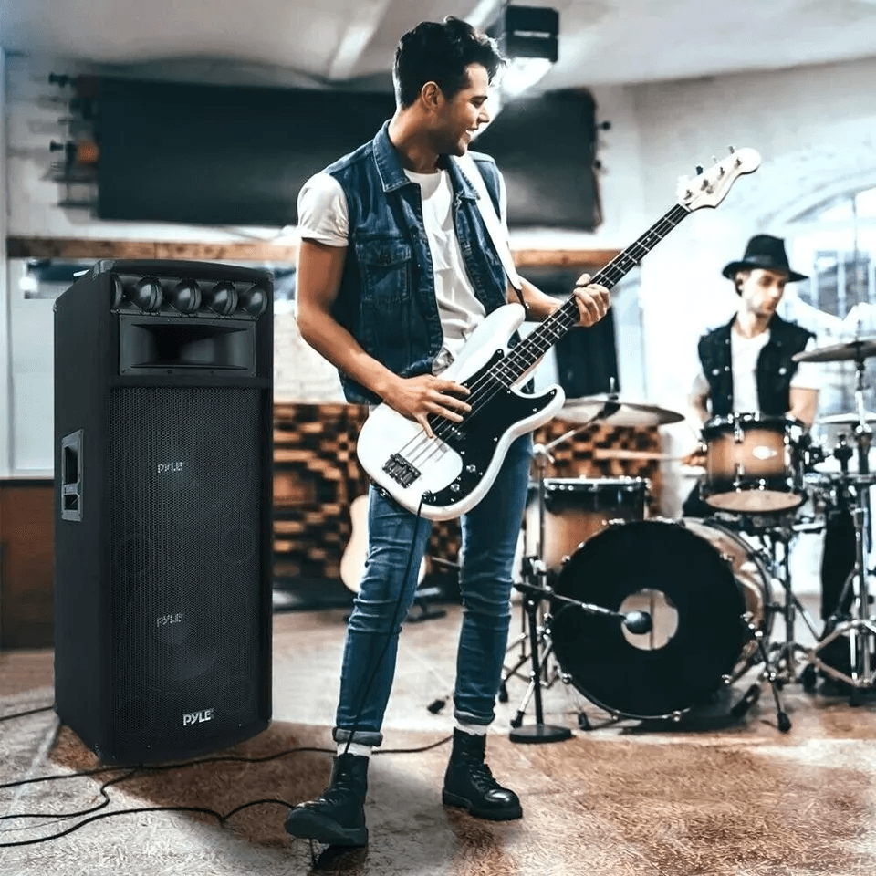 Pyle Heavy Duty 7Way PA Loudspeaker Cabinet With BuiltIn Crossover Network 6