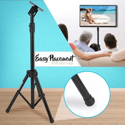 Pyle Tripod TV Stand Portable Height Adjustable Mount Foldable Display Stand For Office Home  Event 3