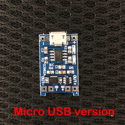 Lithium Charger Board 5V 1A2A Smart Battery Charger For 37V LiionLipo Micro USB  TypeC Protection M 2