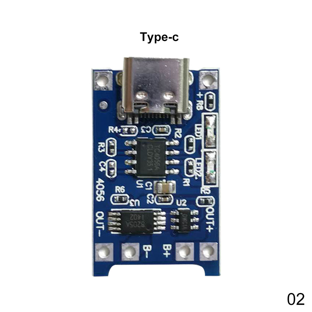 Lithium Charger Board 5V 1A2A Smart Battery Charger For 37V LiionLipo Micro USB  TypeC Protection M 5