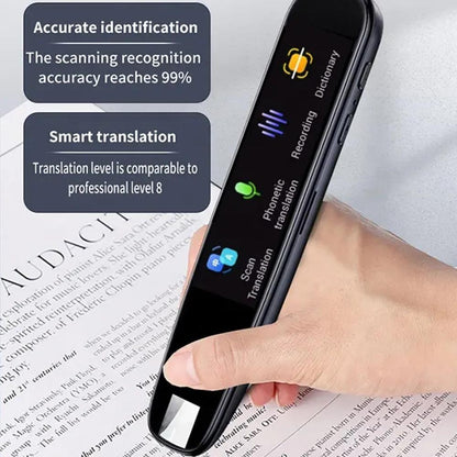 Offline Translation Pen, 123 Languages Translator Device with OCR Scan, Voice Recording & Photo Translation for Student