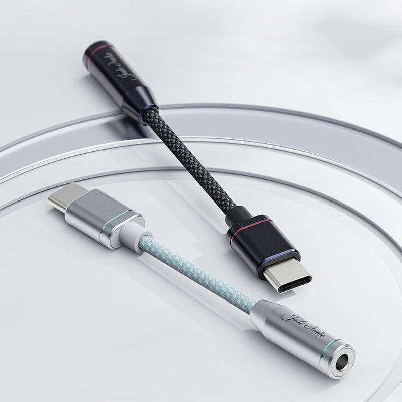 JadeAudio JA11 HIRES USB Type C to 35mm Headphone Adapter  Portable USB DAC Audio Cable for Phone