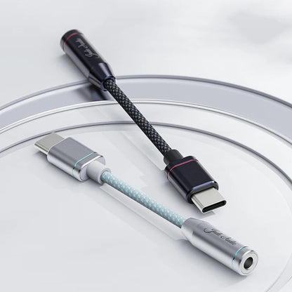 JadeAudio JA11 HIRES USB Type C to 35mm Headphone Adapter  Portable USB DAC Audio Cable for Phone