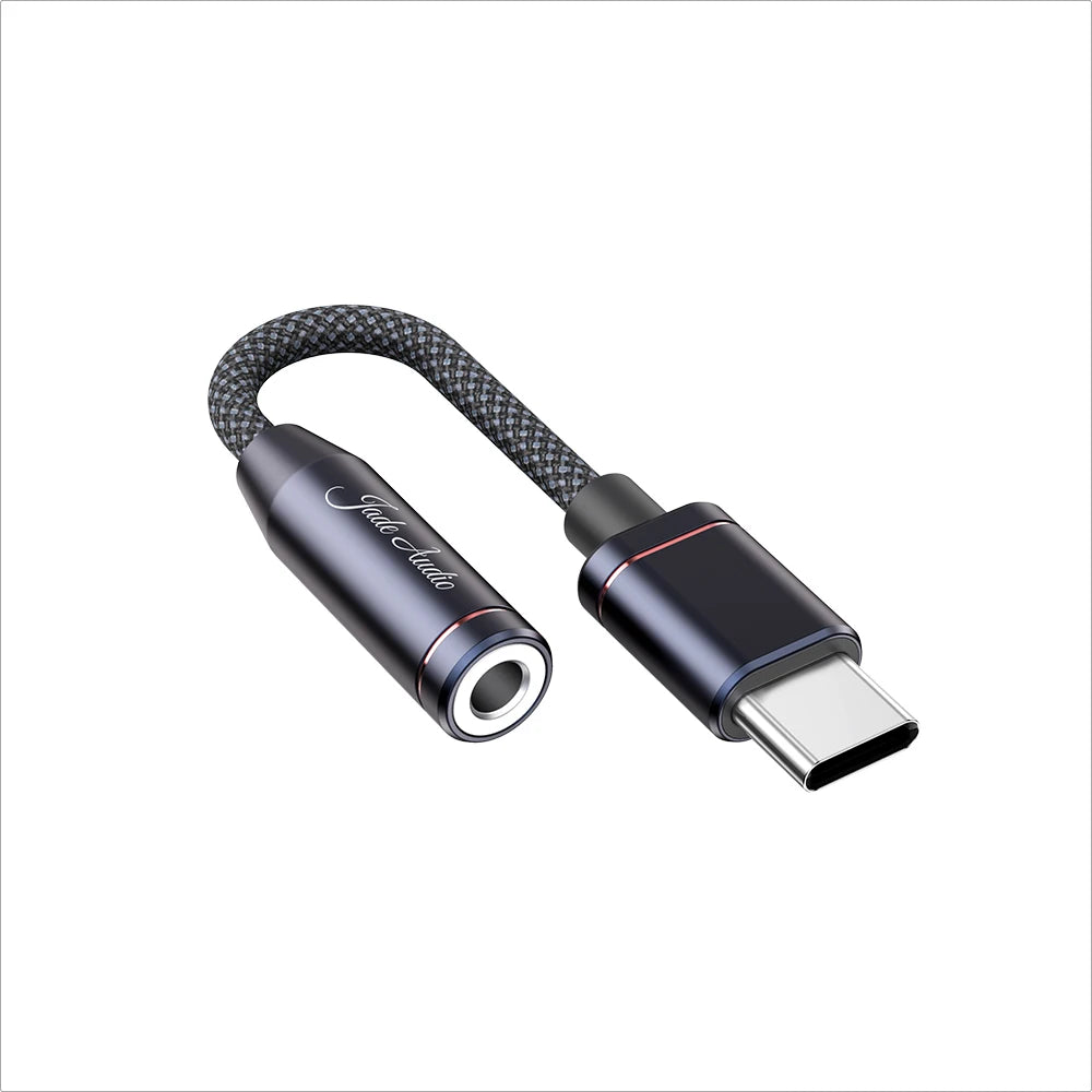 JadeAudio JA11 HIRES USB Type C to 35mm Headphone Adapter  Portable USB DAC Audio Cable for Phone