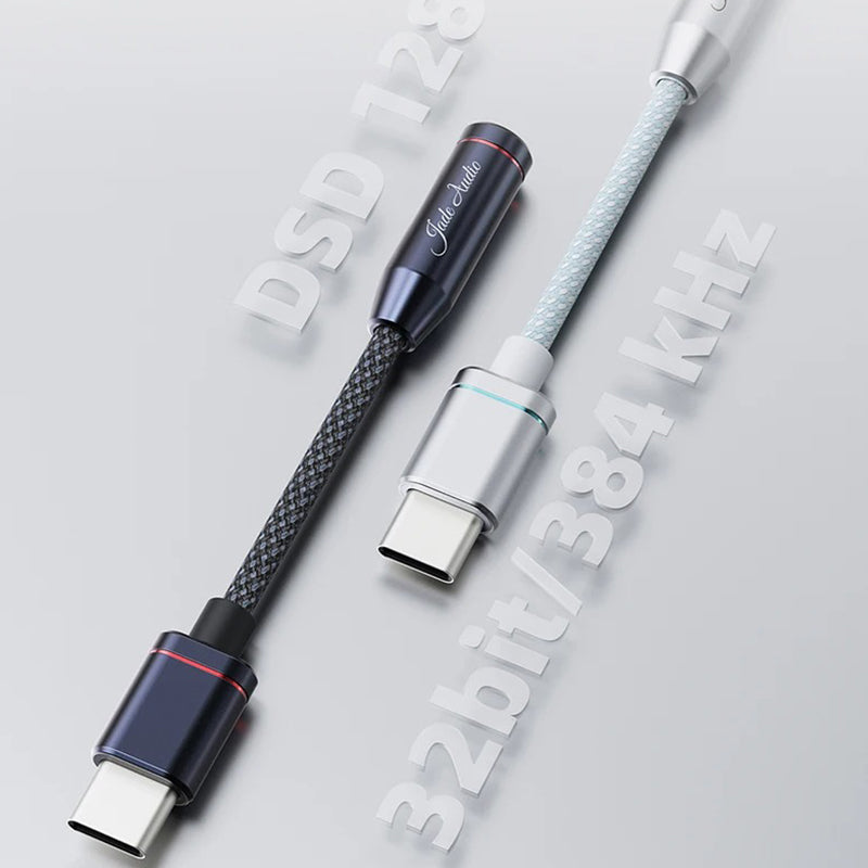 JadeAudio JA11 HIRES USB Type C to 35mm Headphone Adapter  Portable USB DAC Audio Cable for Phone