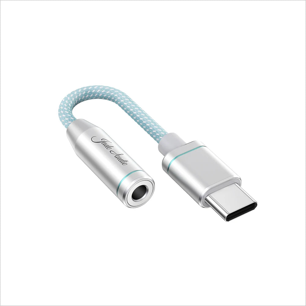 JadeAudio JA11 HIRES USB Type C to 35mm Headphone Adapter  Portable USB DAC Audio Cable for Phone