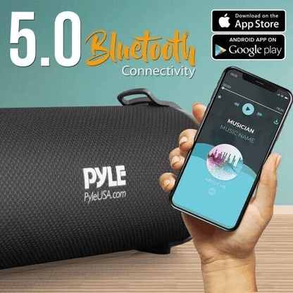 Wireless  Portable Bluetooth BoomBox Speaker System With FM Radio 4
