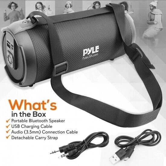 Wireless  Portable Bluetooth BoomBox Speaker System With FM Radio 1