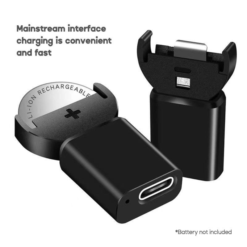 Lithium Coin Cell Charger With TypeC Fast  Safe Charging For LIR1632 LIR2016 LIR2032H Rechargeable  3