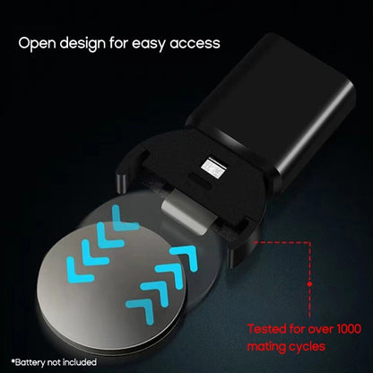 Lithium Coin Cell Charger With TypeC Fast  Safe Charging For LIR1632 LIR2016 LIR2032H Rechargeable  4