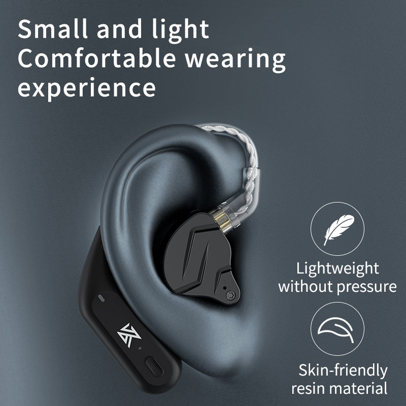 KZ AZ09 Bluetooth 5.2 Wireless Upgrade Cable HIFI Wireless Ear Hook With Charging Case For KZ TRN CCA Earphones Headset