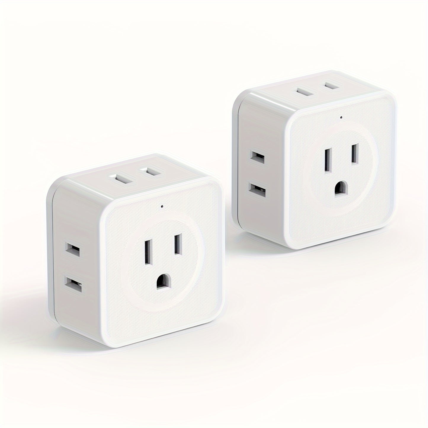 5 Way Multi Plug Outlet Extender Wall Outlet ExpanderSmall Electrical Outlet Splitter For TravelHom 6
