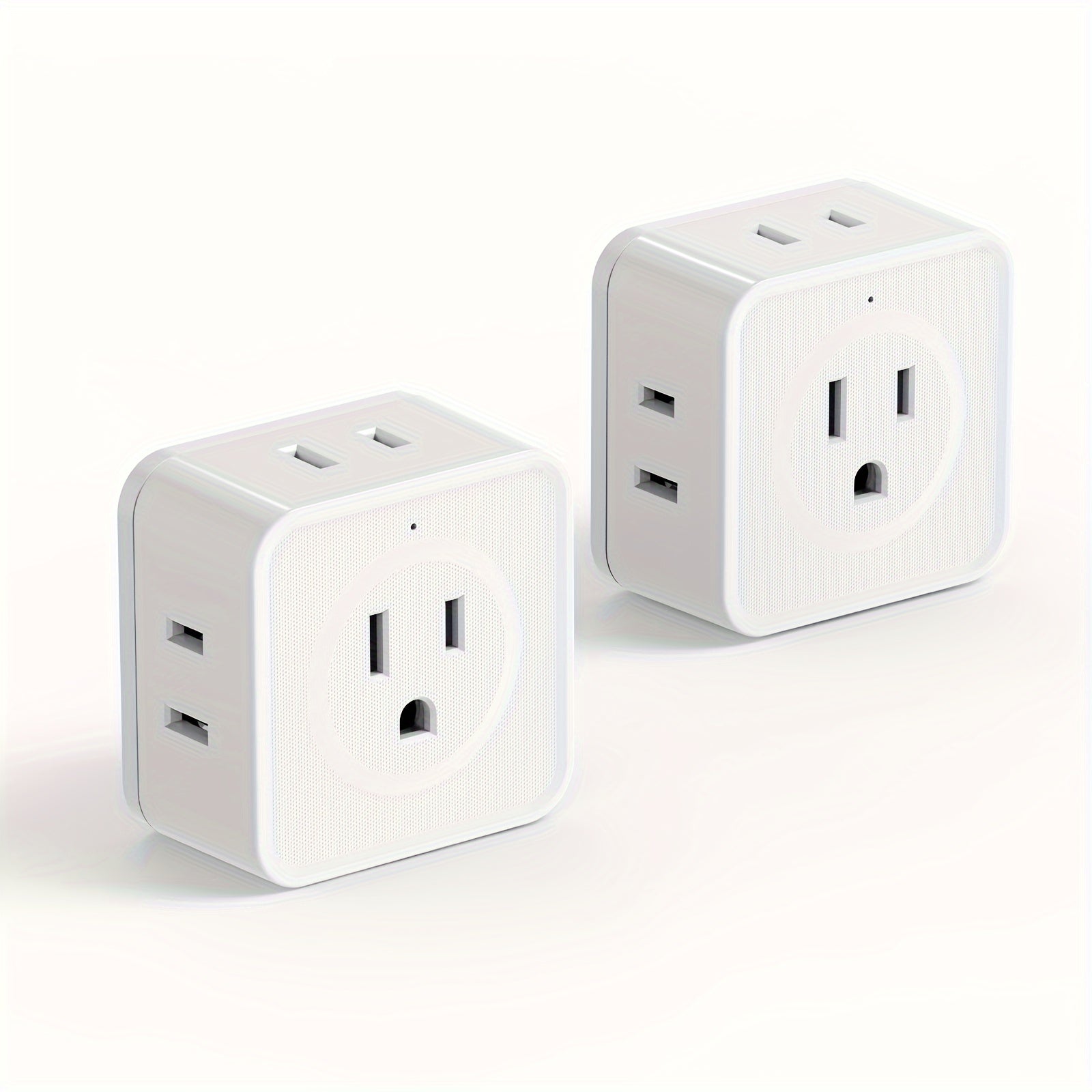 5 Way Multi Plug Outlet Extender Wall Outlet ExpanderSmall Electrical Outlet Splitter For TravelHom 6