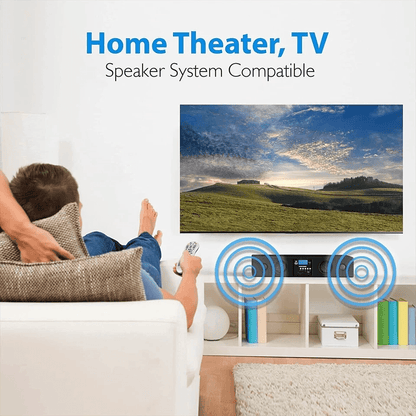 Pyle Bluetooth Soundbar Speaker With USBSD AUX FM Radio  Remote Home Theater Audio System With LCD  1