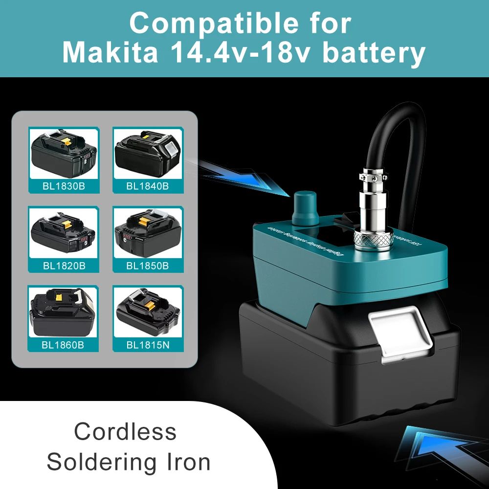 Cordless Soldering Iron Machine Tool 60W PCB Soldering With Makita BL1830184018501860 Battery Compa 3