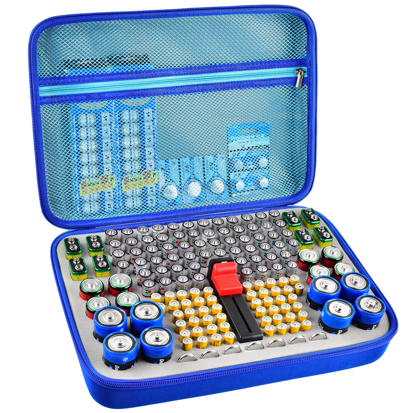 Battery Organizer Case With Tester Holds 140 Batteries Includes BT168 Checker Ideal For Garage Orga 8