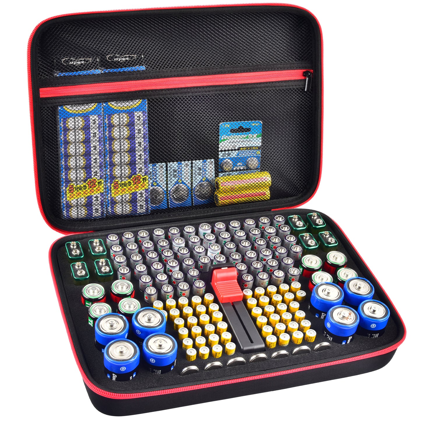 Battery Organizer Case With Tester Holds 140 Batteries Includes BT168 Checker Ideal For Garage Orga 10