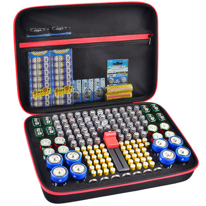 Battery Organizer Case With Tester Holds 140 Batteries Includes BT168 Checker Ideal For Garage Orga 10