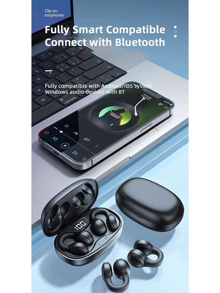 Compact Bluetooth Earphones Low Latency Sweatproof Lightweight Wireless Earbuds For Sports  Workout 4