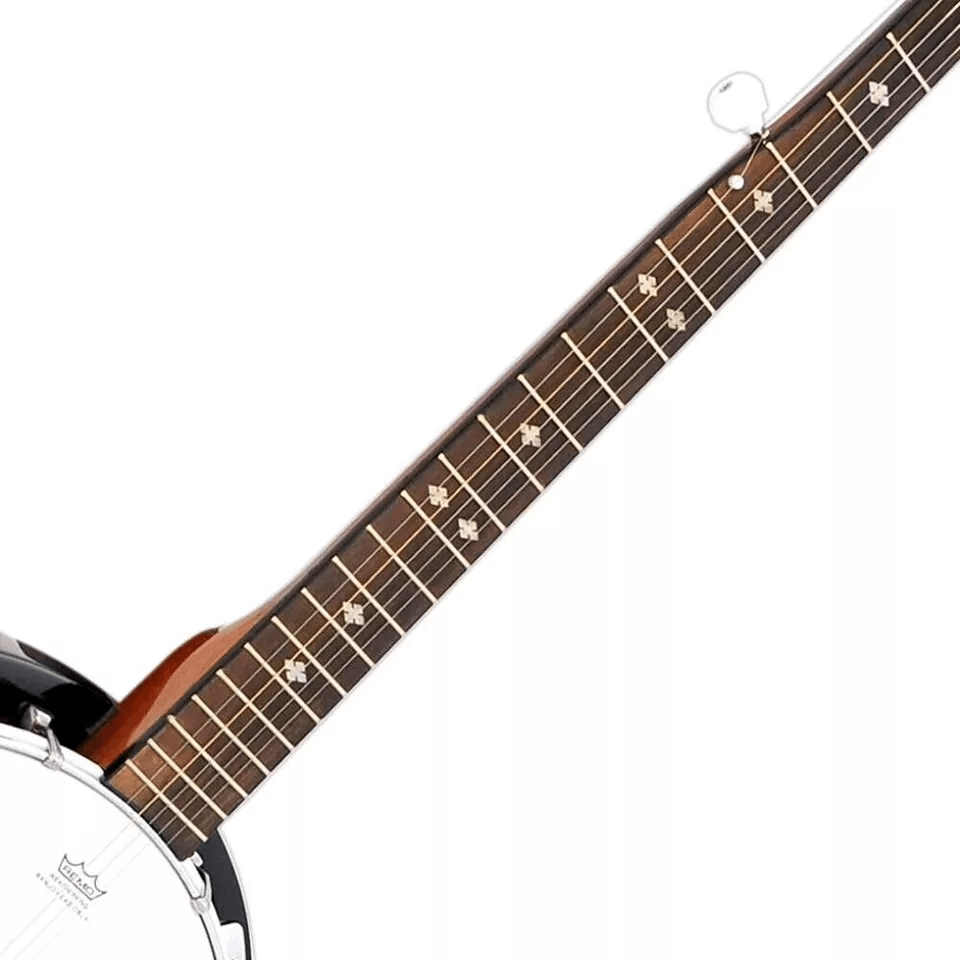 Pyle 5 String Banjo With Chrome Hardware Mahogany Rosewood  Maplewood Construction 3