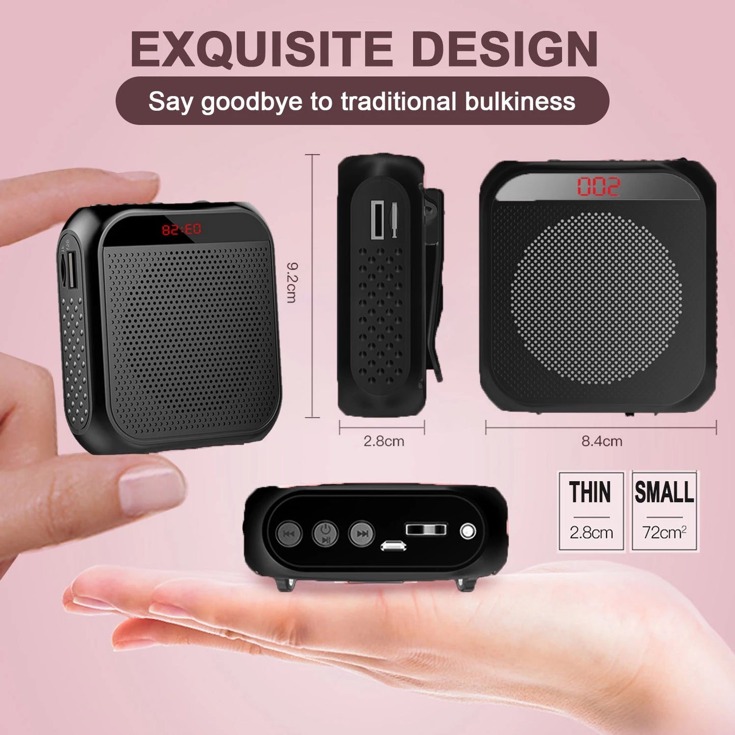 Bullhorn Megaphone Shop Voice Sound Audio Amplifier For Portable Speaker With Microphone Megafon Lo 5