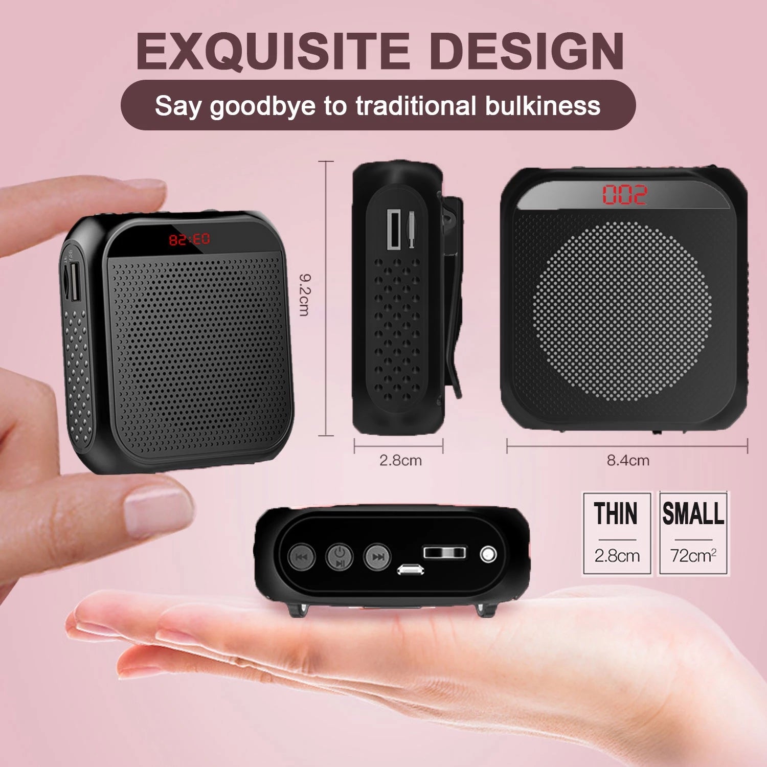 Bullhorn Megaphone Shop Voice Sound Audio Amplifier For Portable Speaker With Microphone Megafon Lo 5
