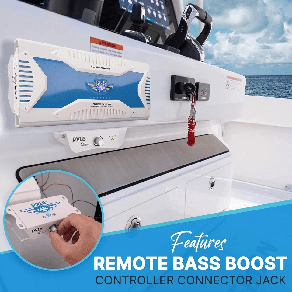 Pyle Marine Waterproof Bluetooth 8 Channel Amplifier 3