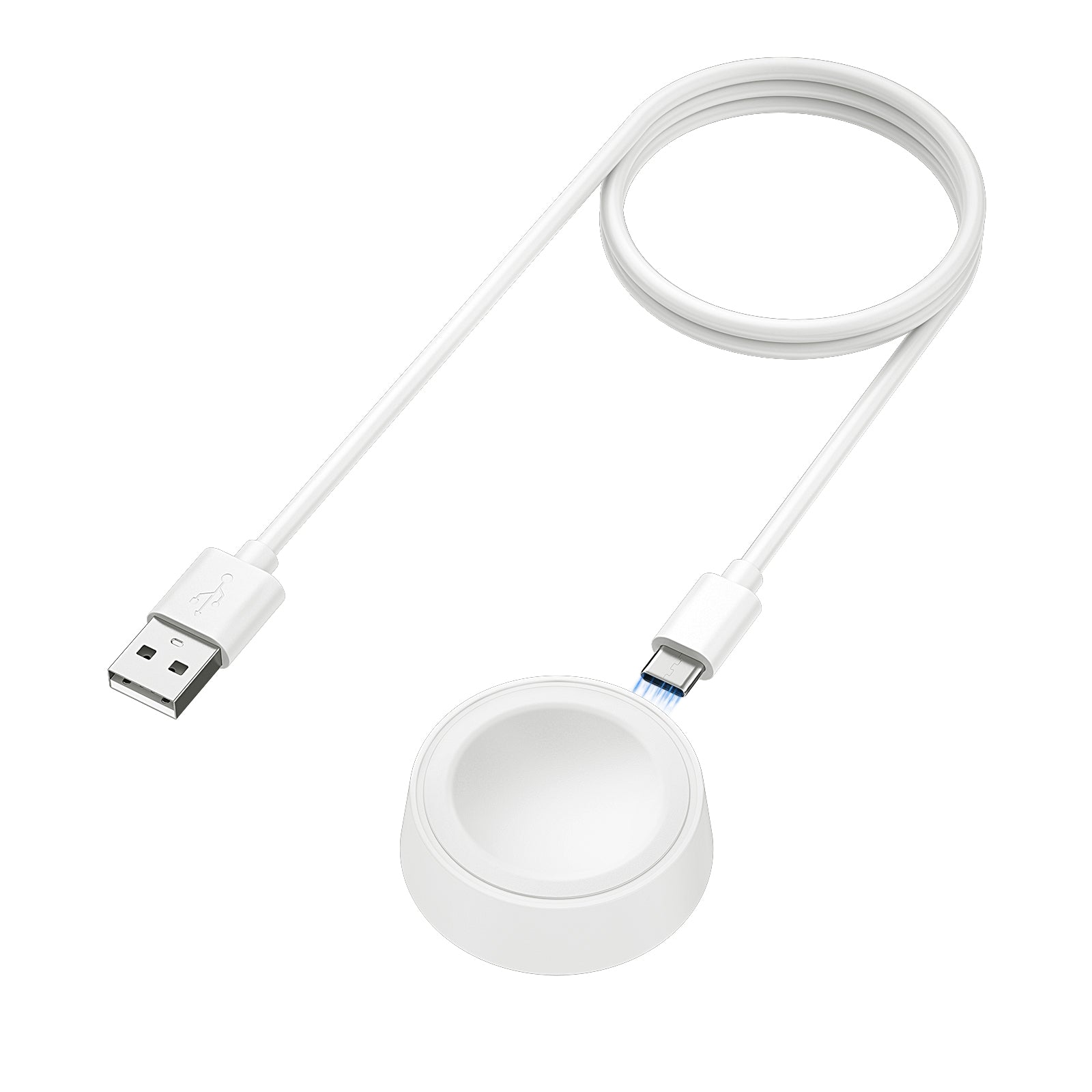 Wireless Magnetic Charging Dock For Samsung Galaxy Watch 7654  Classic Fast Charging Watch Dock 1