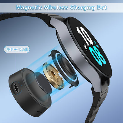 Wireless Magnetic Charging Dock For Samsung Galaxy Watch 7654  Classic Fast Charging Watch Dock 2