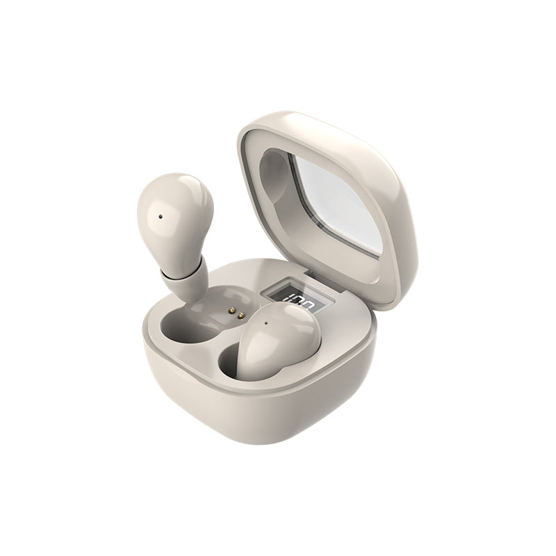 Ultra Compact Mini Bluetooth 53 Earphones Invisible Design HiFi Sound Noise Cancelling LED Display 7