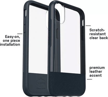 OtterBox Statement Series IPhone XR Case Lucent Black UltraSlim ClearBlack Design 2