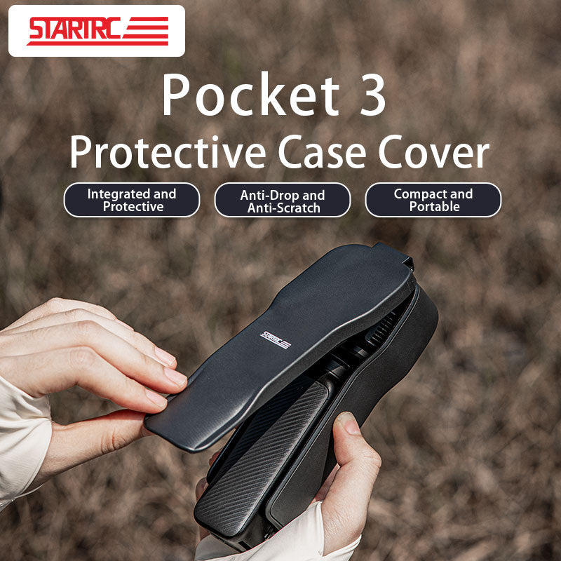 DJI Osmo Pocket 3 Protective Case AntiFall Flip Cover Quick Release Camera Lens  Screen Protector A 2