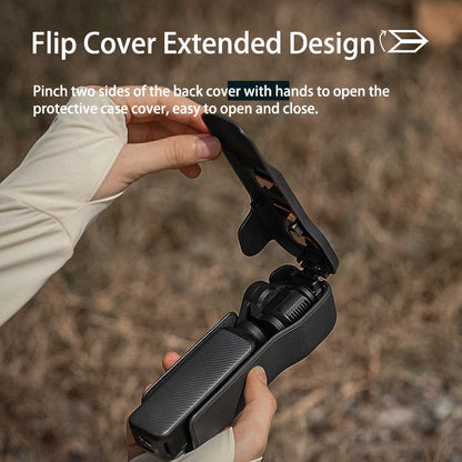 DJI Osmo Pocket 3 Protective Case AntiFall Flip Cover Quick Release Camera Lens  Screen Protector