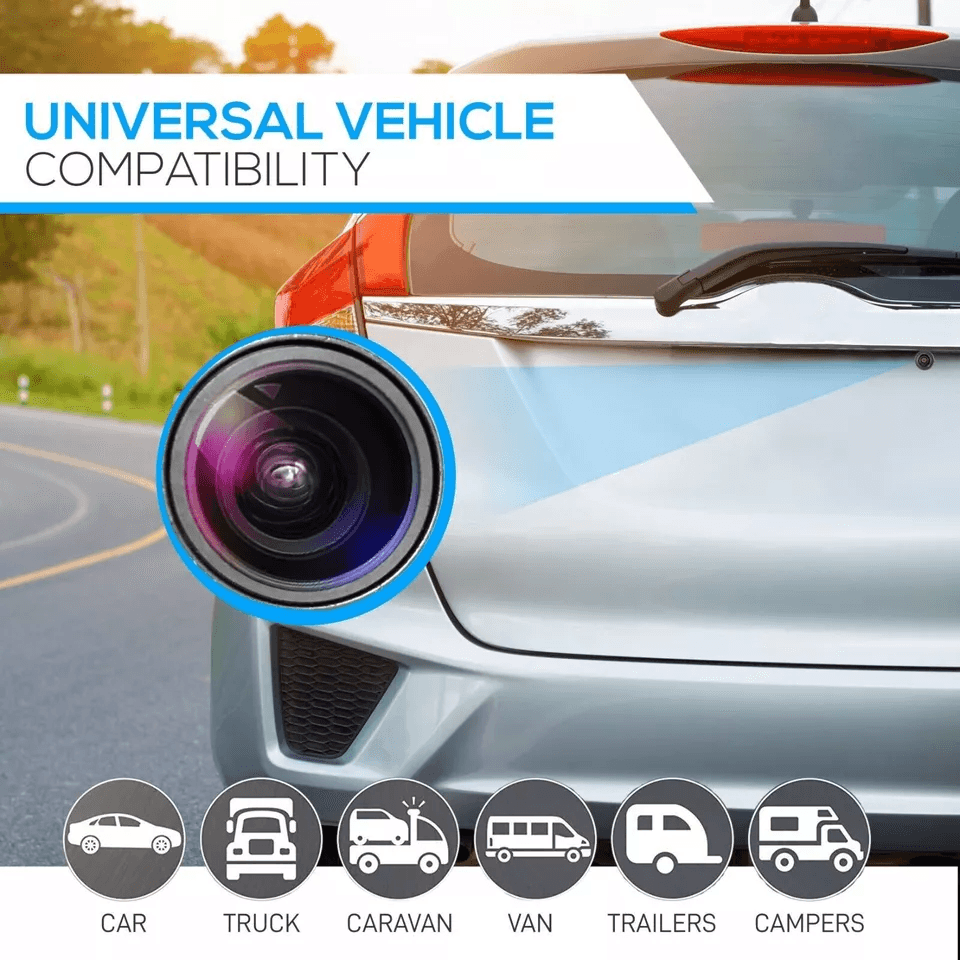 Waterproof Pyle Universal Mount Backup Camera FrontRear View CMD Color Camera With Night Vision  Wi 1