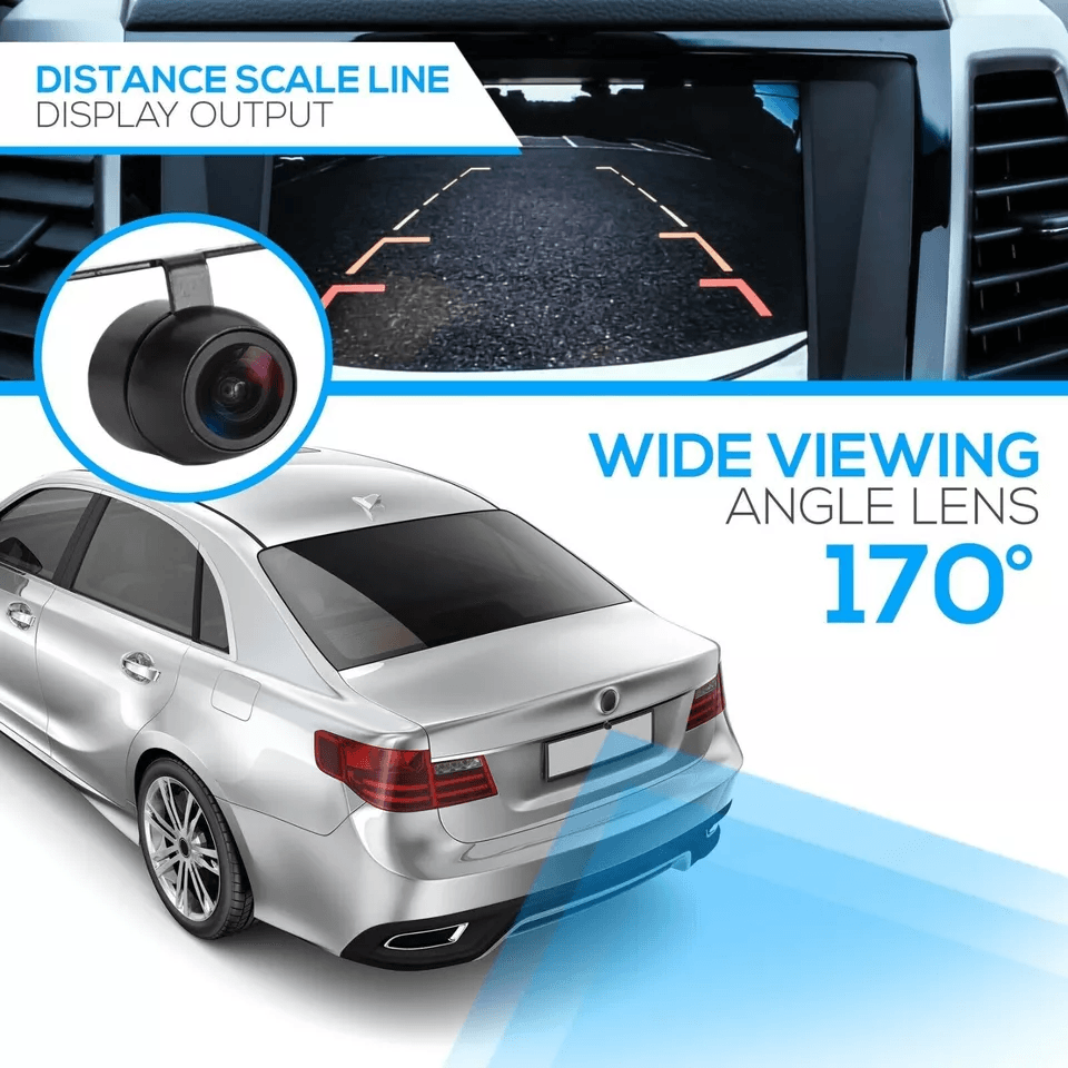 Waterproof Pyle Universal Mount Backup Camera FrontRear View CMD Color Camera With Night Vision  Wi 2