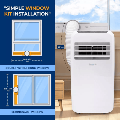 Portable AC With Heating Dehumidifier  Fan Remote Controlled Air Conditioner 3
