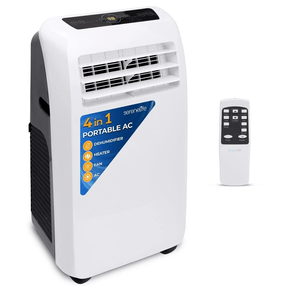 Portable AC with Heating, Dehumidifier & Fan, Remote Controlled Air Conditioner