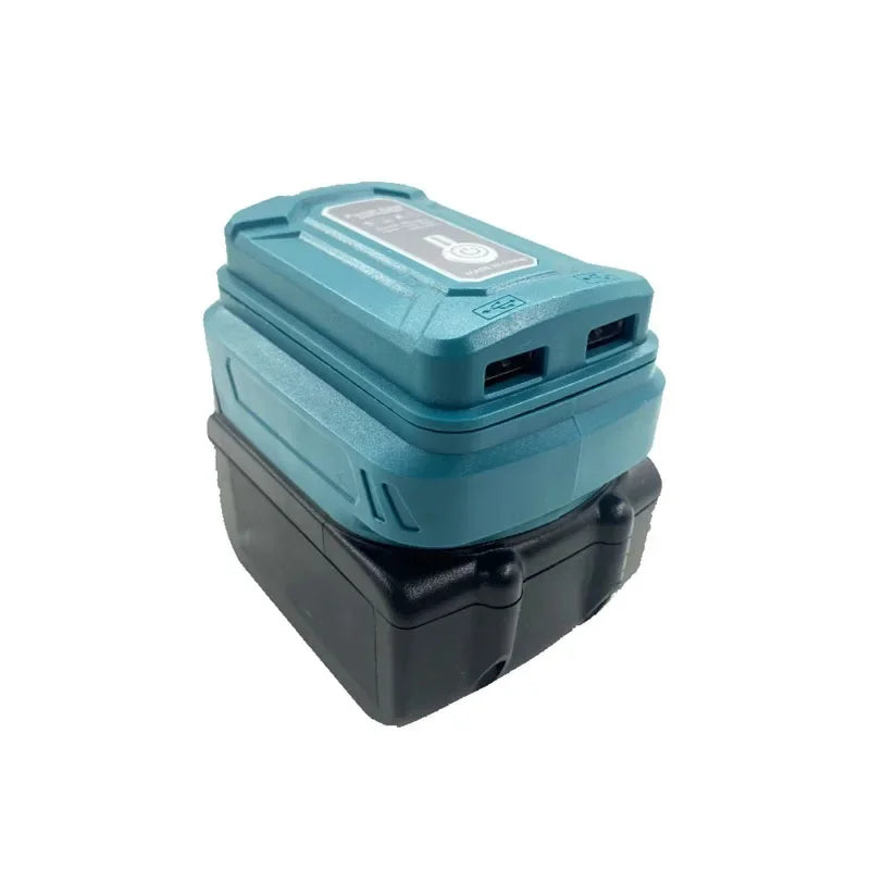 Lithium Battery Converter 14.4V/18V Battery Adapter for LED Work Lights & Power Tools