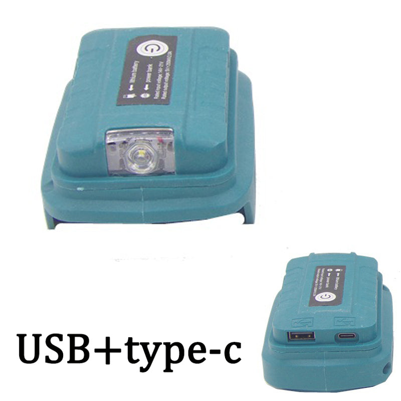 Lithium Battery Converter 144V18V Battery Adapter For LED Work Lights  Power Tools 5